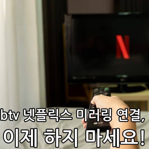 btv 넷플릭스 미러링