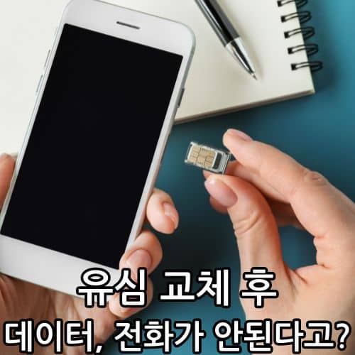 아이폰 유심 인식은 되는데 데이터 안됨