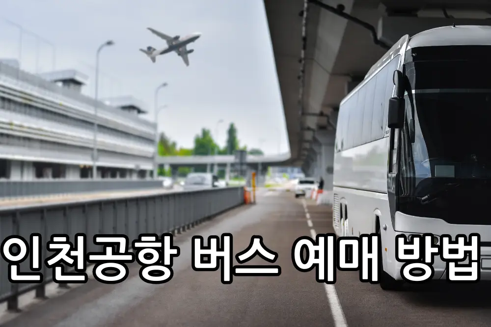 인천공항 버스 예매 방법 관련 썸네일