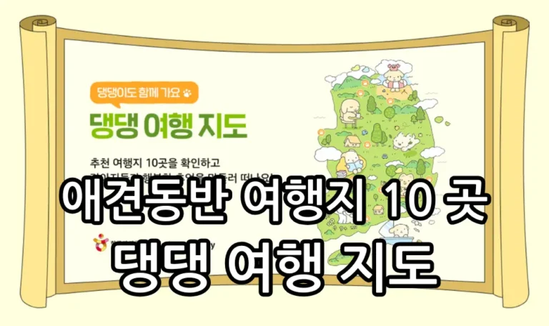 애견동반 여행지 10곳 추천